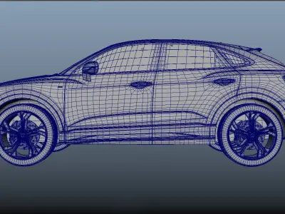 Audi Q3 2020 Sportback  3D model