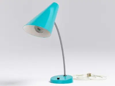 Vintage Soviet desk lamp Free 3D model
