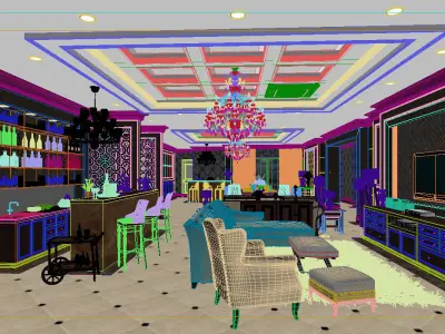 Suite condo 3D model