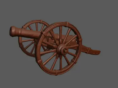 Historical Cannon 3D Print 3D print model