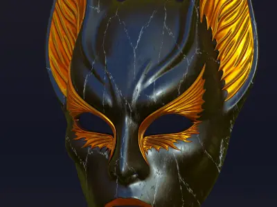 Vampire Mask 3D print model