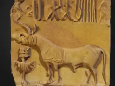 mohenjo daro seal in 3d model Free 3D model