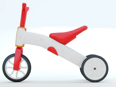 Balance  Bike Chillafish Bunzi 3D model