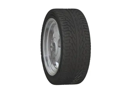 Wheels  HRBB Deuce Ninja 3sp 18inch for your scale model 3D print model