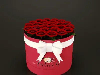 Rose boquet 3D model