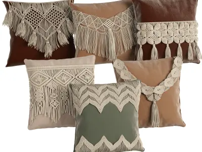 macrame decor 3D Model Collection