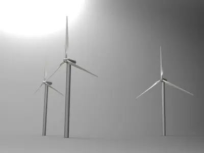 Wind turbine Free 3D model