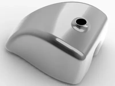 Stylish Motorcycle Fuel Tank 3D print model