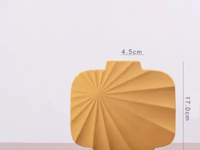 WAVE FLOWER VASE 3D print model