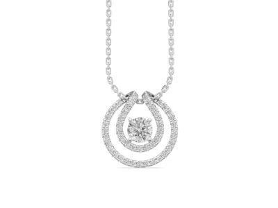 Double Halo Diamond Pendant with Pointer Diamond 3D print model