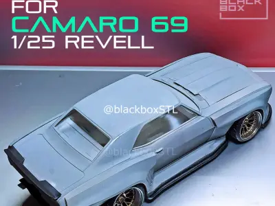 Bodykit for Camaro 69 Revell 1-25th 3D print model