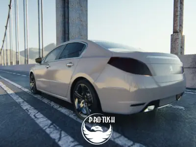 PEUGEOT 508 3D model 3D model