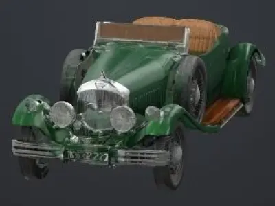 High Quality 3D Model Of Bentley 1903 Classic Vintage Car  3D print model