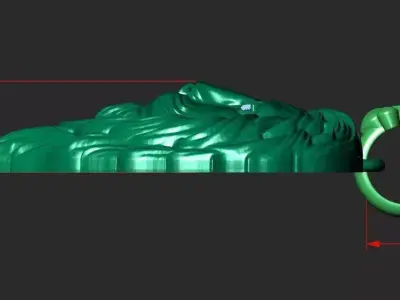 LION PENDANT 2 3D print model