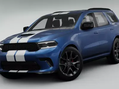 Dodge Durango SRT Hellcat 2022 3D model