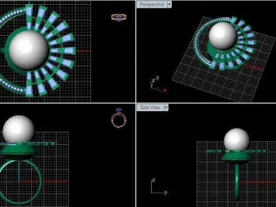 Nikos koulis Ring Free 3D print model