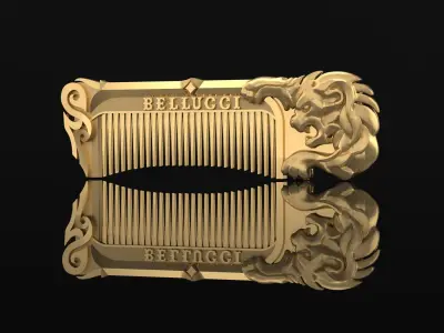 Hairbrush Lion 3D print model