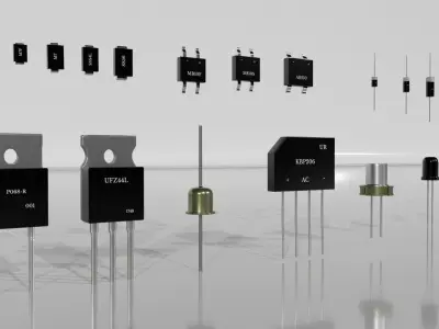 Diode Low-poly 3D model