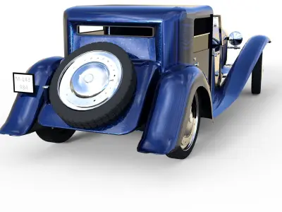Bugatti Royale 3D model