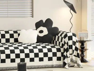 CA - Scandinavian interior scene 3D model