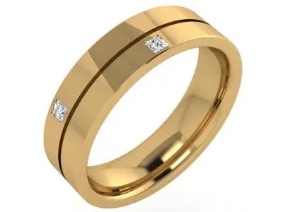 Princess Diamond Band 4403 3D print model