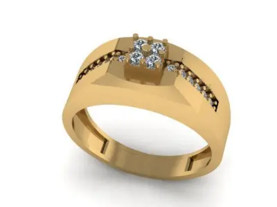 wedding ring 3D print model