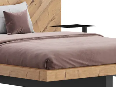 Nazare Bed 3D model
