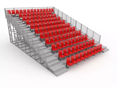 Bleachers 32 3D model