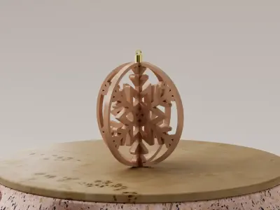 Bola de Navidad Decorativa 3D print model