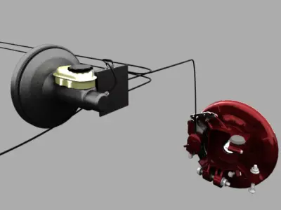 AntiLock Braking System Free 3D model