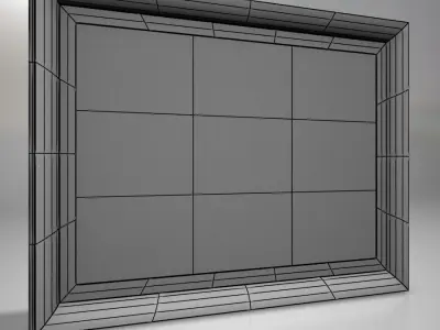A Collection of Frames  Low-poly 3D model