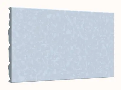 Layered Quartzite Wall Panel 3D model