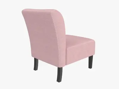 Accent Chair Low-poly 3D model