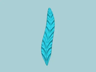 Fern Leaf Mould 07 - Artificial EVA Molding 3D print model