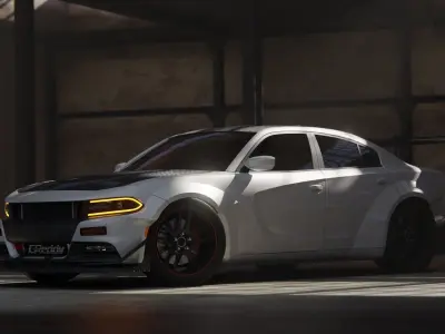 Dodge Charger SRT Modified body 3D model