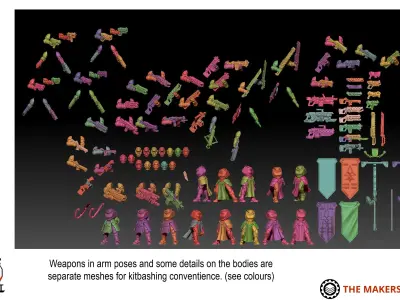 Daughters of War - Warrior Infantry 3D print model