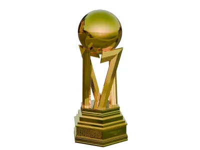 Ligue 1 McDonalds new trophy - France Ligue 1 new trophy 3D model