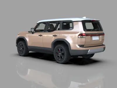 Lexus GX 2024 HQinterior 3D model
