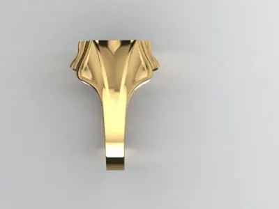 Signet Ring Template  3D model