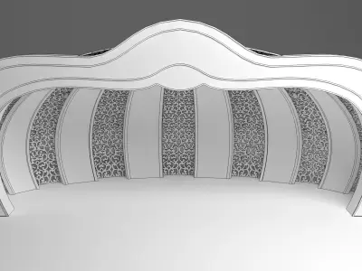 Indian Wedding Stage 3D model