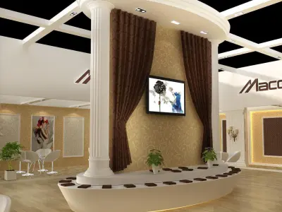 Exhibition - Area - 25X18-3DMAX2009-014 3D model