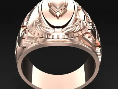 Luxury Men Rings Designs 6MR086 3D print model