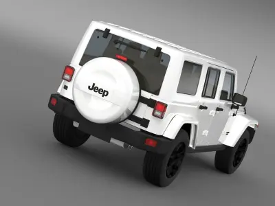 Jeep Wrangler Unlimited Rubicon X 2014 3D model
