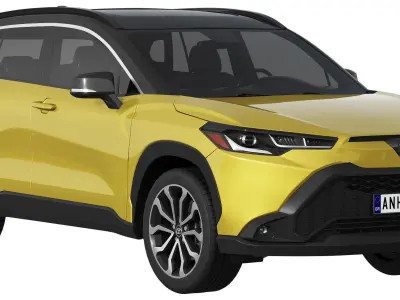 Toyota Corolla Cross Hybrid 2023 3D model