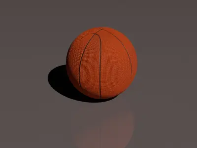 Basketball Low-poly 3D model buy