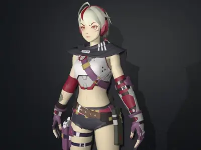 ace force annie 3D model