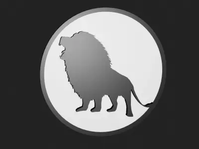 Lion Circle 3D model