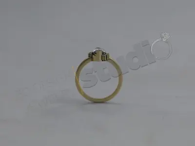 Marquise luxury ring design 3D print model
