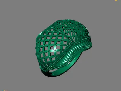 Women Plain Ring Ready STL Models Womens Ring 3d models 3D print model 44