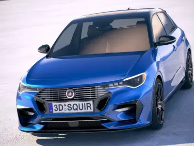 Generic Hatchback 2019 v2 3D model